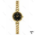 ساعت الگانس رفرنس EL006 زنانه طلایی صفحه مشکی Elegance-11479-L
