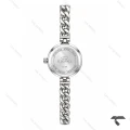 ساعت الگانس زنانه رفرنس EL006 بند کارتیه ای سیلور صفحه مشکی Elegance-11487-L