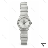 ساعت امگا کانسلیشن زنانه مینی تمام سیلور ایندکس خطی Omega-11500-L