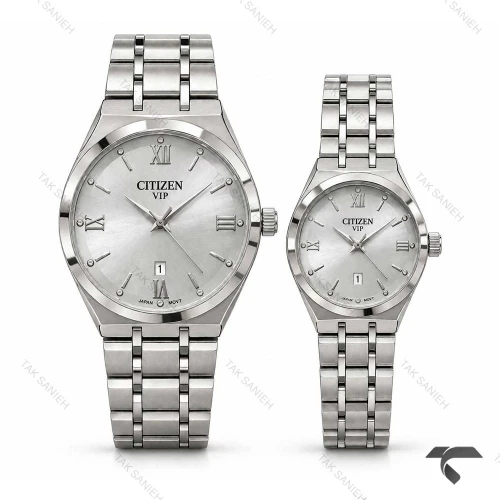 ساعت ست سیتیزن کلاسیک رفرنس 31663 نقره ای Citizen-11509-S