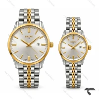 ساعت ست سیکو Vip رفرنس 31622 دورنگ طلایی Seiko-11517-S