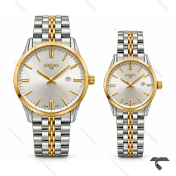 ساعت ست سیکو Vip رفرنس 31622 دورنگ طلایی Seiko-11517-S