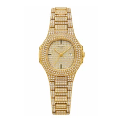 ساعت مچی پتک فیلیپ ناتیلوس زنانه فول نگین Patek-11998-L