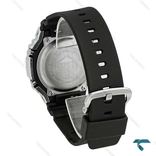 جی شاک GM-2100 مردانه نقره ای صفحه آبی Gshock-8894-G