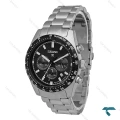 ساعت سیکو X مردانه کرنوگراف سیلور صفحه مشکی Seiko-8898-G