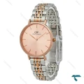 ساعت DW زنانه دورنگ رزگلد صفحه رز مدیوم DW-8925-L