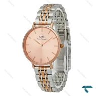 ساعت DW زنانه دورنگ رزگلد صفحه رز مدیوم DW-8925-L