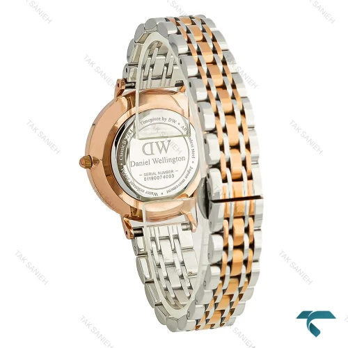ساعت DW زنانه دورنگ رزگلد صفحه رز مدیوم DW-8925-L