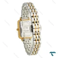 DW زنانه مستطیلی دورنگ طلایی صفحه سبز DW-8927-L
