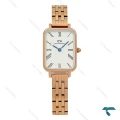 ساعت زنانه دنیل ولینگتون مستطیلی رزگلد ایندکس رومی DW-8929-L