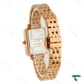ساعت زنانه دنیل ولینگتون مستطیلی رزگلد ایندکس رومی DW-8929-L