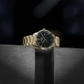 ساعت مردانه لاکسمی 8153-4 طلایی صفحه سبز  Laxmi-9229-G
