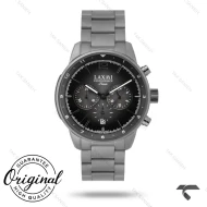 ساعت لاکسمی کورنوگراف مردانه 8160-6 فیلی صفحه مشکی Laxmi-9247-G