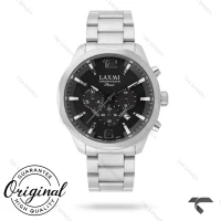 ساعت مردانه لاکسمی 8162-1 سیلور صفحه مشکی Laxmi-9828-G