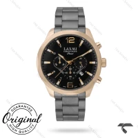 ساعت لاکسمی مردانه 8162-3 مشکی قاب طلایی Laxmi-9252-G