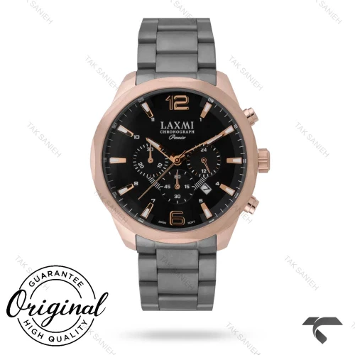 ساعت مچی مردانه لاکسمی 8162-5 مشکی رزگلد Laxmi-9254-G