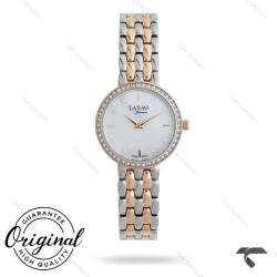 ساعت لاکسمی زنانه 8172-5 دورنگ رزگلد دورنگین Laxmi-9293-L