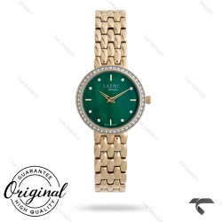 لاکسمی زنانه 8172-6 طلایی دورنگین صفحه سبز Laxmi-9294-L