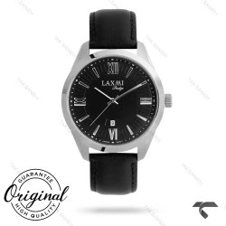 ساعت لاکسمی 8186-1 مردانه کلاسیک بند چرم مشکی Laxmi-9349-G