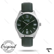 ساعت لاکسمی 8186-3 مردانه کلاسیک بند چرم سبز Laxmi-9351-G