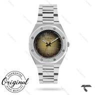 ساعت لاکسمی مردانه 8827-3 سیلور صفحه زرد ایندکس عربی Laxmi-9709-G