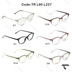عینک ضد نور آبی TR90 الدرادو L227 بلوکات زنانه Elderado-9833-L