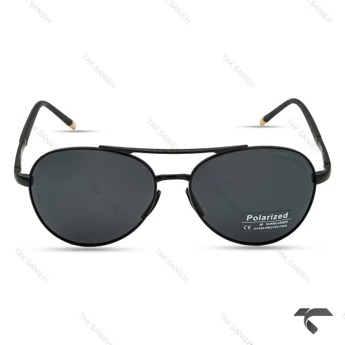 عینک دودی پورشه دیزاین P1095 مردانه یو وی 400 پلاریزه Porsche-9835-G