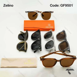 عینک دودی زلینو GF9501 زنانه مردانه یو وی 400 پلاریزه Zelino-9827-U