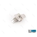 قفل پروانه ای ضامن دار ساعت مچی مدل Watch-Lock-2207-G-L