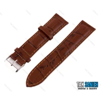 بند چرم ساعت مچی مدل Watch-Strap-2193-G-L