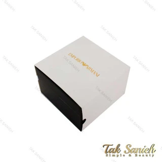 ساعت امپریو آرمانی زنانه سرامیکی سفید صفحه نگین Armani-5150-L