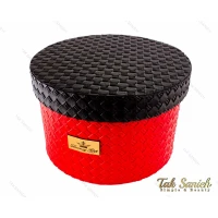 جعبه هدیه چرمی استوانه ای سایز متوسط مدل Box-2872-M