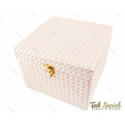 جعبه هدیه قفل دار چرمی مکعب مستطیل سایز بزرگ مدل Box-2876-L