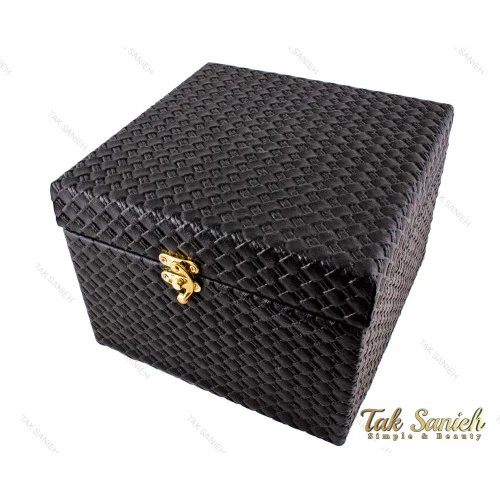 جعبه هدیه قفل دار چرمی مستطیلی سایز بزرگ مدل Box-2878-L