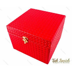 جعبه صندوقی کادویی چرمی مکعبی سایز بزرگ مدل Box-2880-L