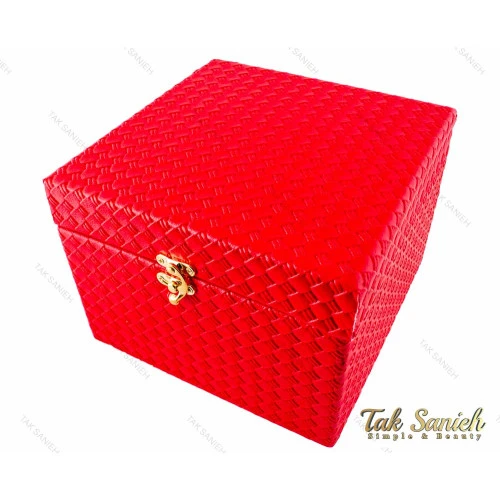 جعبه صندوقی کادویی چرمی مکعبی سایز بزرگ مدل Box-2880-L