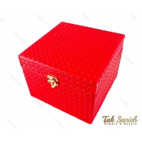 جعبه صندوقی کادویی چرمی مکعبی سایز متوسط مدل Box-2881-M
