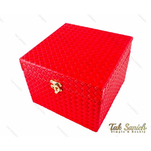 جعبه صندوقی کادویی چرمی مکعبی سایز متوسط مدل Box-2881-M