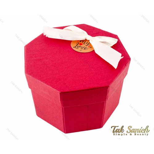 جعبه کادویی هشت ضلعی مقوایی سایز کوچک مدل Box-2883-S
