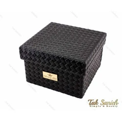 جعبه کادویی مکعب مستطیل چرمی سایز متوسط مدل Box-2887-M