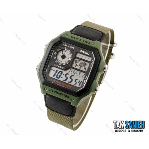 ساعت کاسیو جهان نما AE-1200WHB-3BVDF مدل Casio-2713-G