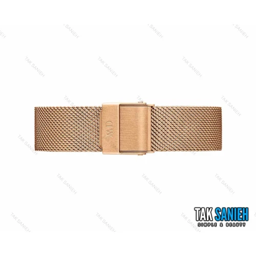 ساعت دنیل ولینگتون رزگلد زنانه بند حصیری متوسط Daniel-2480-L