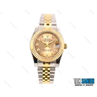 ساعت مچی رولکس دیت جاست زنانه سایز مدیوم مدل Rolex-2450-L