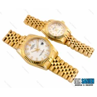 ساعت مچی رولکس دیت جاست ست مدل Rolex-2455-S