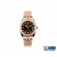 ساعت مچی رولکس زنانه دیت جاست سایز متوسط مدل Rolex-2481-L