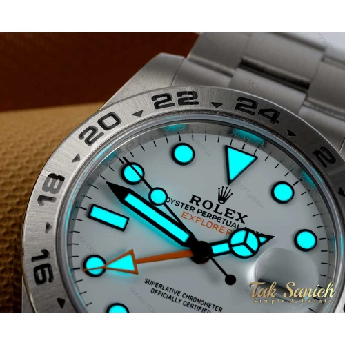 ساعت رولکس مردانه Explorer II اتوماتیک سیلور سفید 