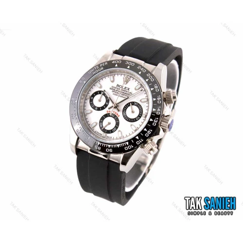 ساعت رولکس مردانه دیتونا اتوماتیک سیلور سفید Rolex-2577-G