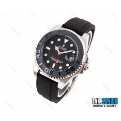 ساعت مچی مردانه رولکس Yacht Master سیلور بند رابر Rolex-2582-G