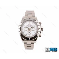ساعت رولکس مردانه دیتونا نقره ای سفید Rolex-2610-G