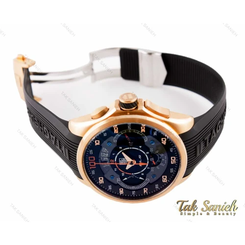 ساعت تگ هویر SLS مردانه رزگلد مشکی Tag-2458-G